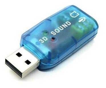 USB звуковая карта 3D Sound