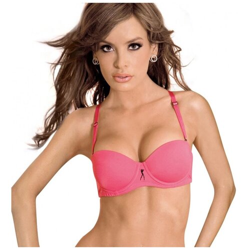 Поддерживающий лиф с регулируемыми бретелями Hustler Lingerie | Бюстгальтеры | розовый | 36D