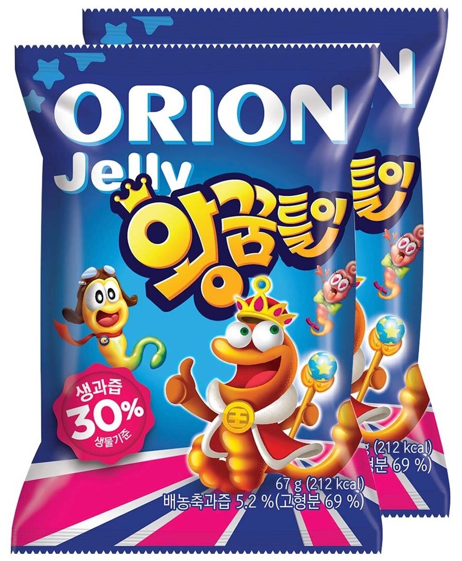Мармеладные конфеты оригинальные Orion, 67 г х 2 шт