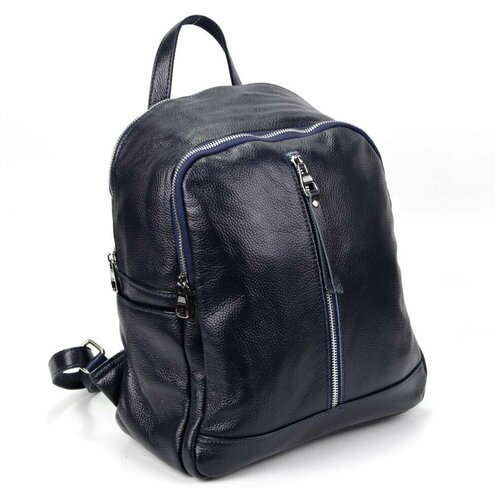 фото Женский кожаный рюкзак 1513-а блу (77389) fuzi house