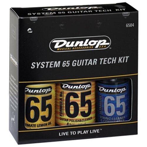 фото Dunlop 6504 system 65 guitar tech kit набор по уходу за декой, грифом и струнами