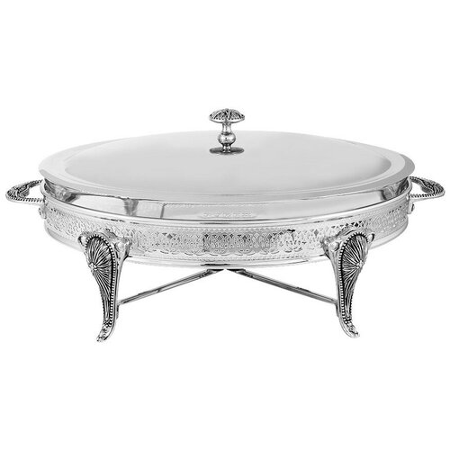 Блюдо с подогревом Британи овальное с крышкой (Regent Silverware)