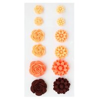 Набор объемных, самоклеющихся цветов, 12шт Astra&Craft (ARS2078)