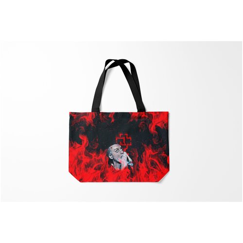 фото Сумка-шоппер / 46х35 см / рок / rammstein тилль линдеманн till lindemann z burnettie