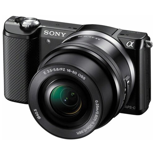 Беззеркальный фотоаппарат Sony Sony Alpha A5000 цифровая фотокамера черный 4990000₽