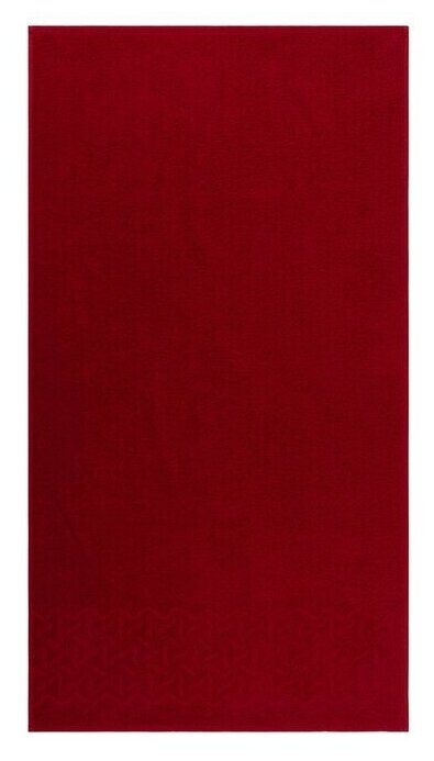 Полотенце махровое Радуга 100х150 см, цвет красный, 295г/м2