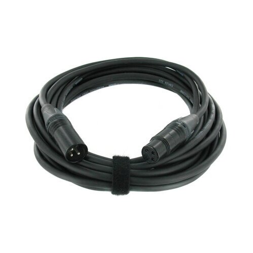 Cordial CPM 6 FM-FLEX кабель микрофонный XLR female/XLR male, разъемы Neutrik, 6,0 м, черный isk sksd015 настольная микрофонная стойка пантограф с креплением струбцина и кабелем xlr папа xlr мама цвет черный