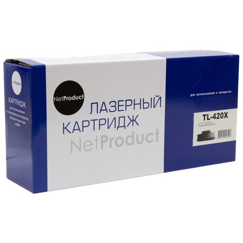 Тонер-картридж NetProduct TL-420X для Pantum M6700/P3010, 6К, черный, 6000 страниц тонер картридж pantum tl 420x p3010 p3300 m6700 m6800 m7100 ресурс 6000 стр оригинальный