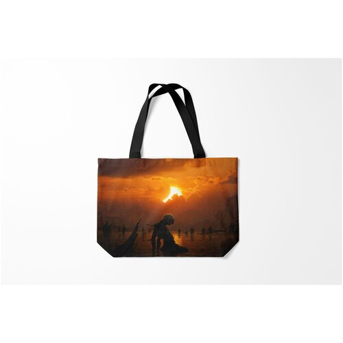 фото Сумка-шоппер / 46х35 см / аниме / берсерк закат burnettie