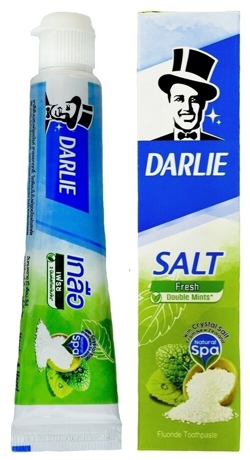 Зубная паста с солью и травами Дарли Darlie Salt Fresh Dooble Mints, 75гр.