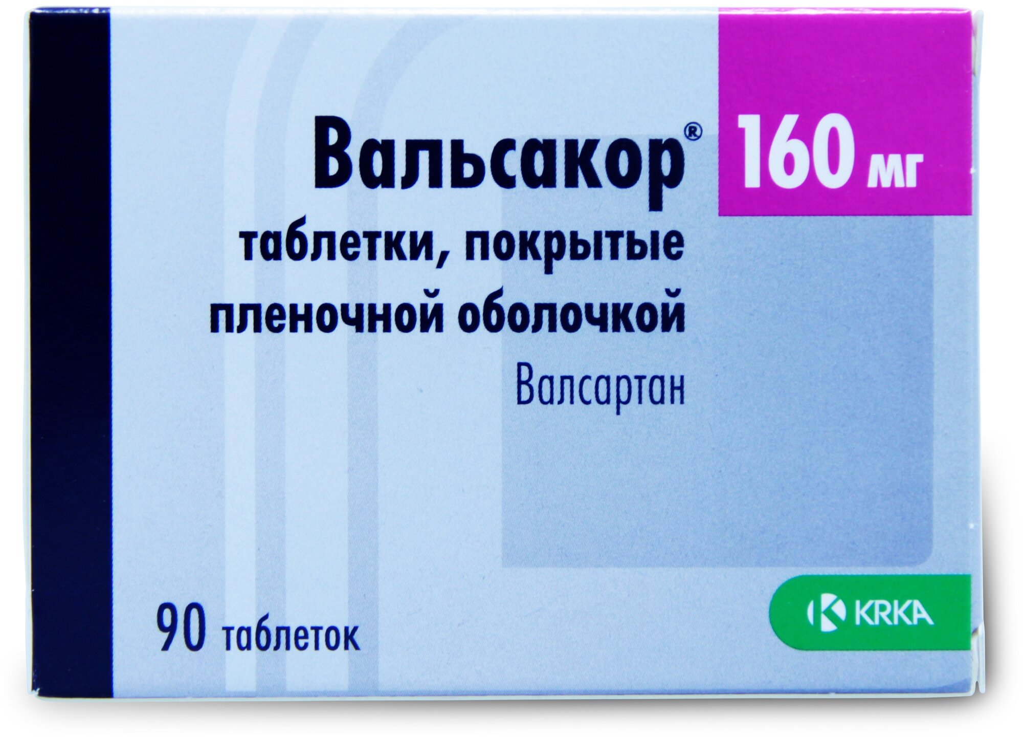 Вальсакор таб. п/о плен., 160 мг, 90 шт.