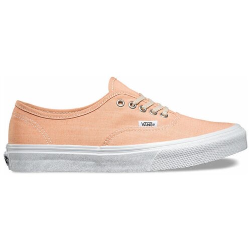 фото Кеды vans authentic slim, демисезонные, повседневные, низкие, размер 5.5, оранжевый