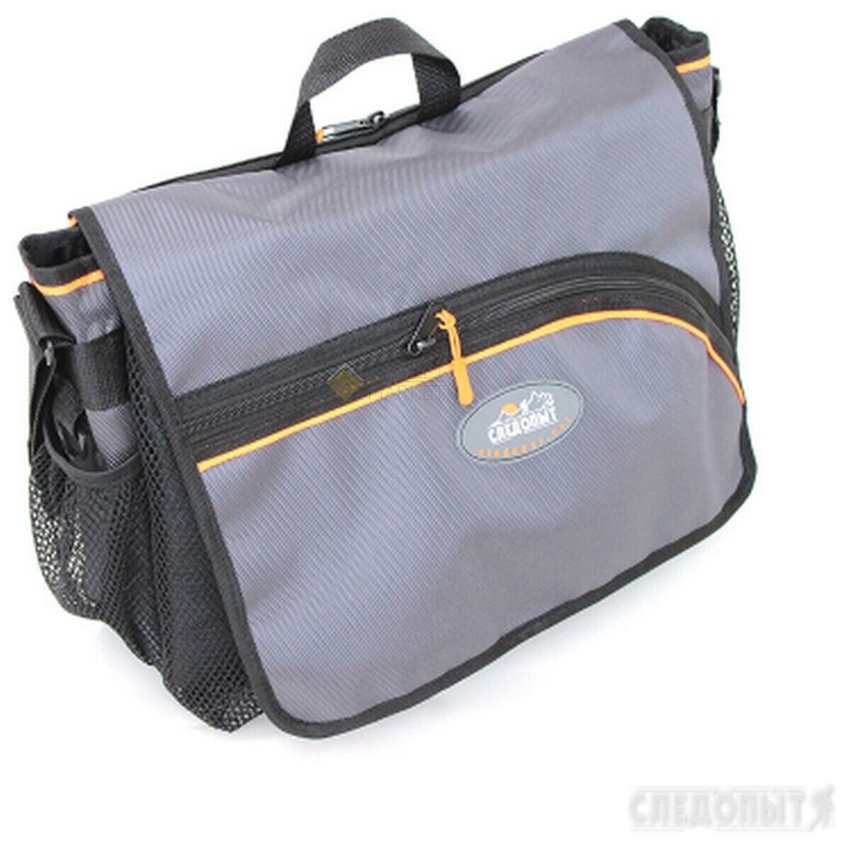 PF-BBK-04 Сумка рыболовная "следопыт" Street Fishing Bag, 30х38х16 см, цв. серый