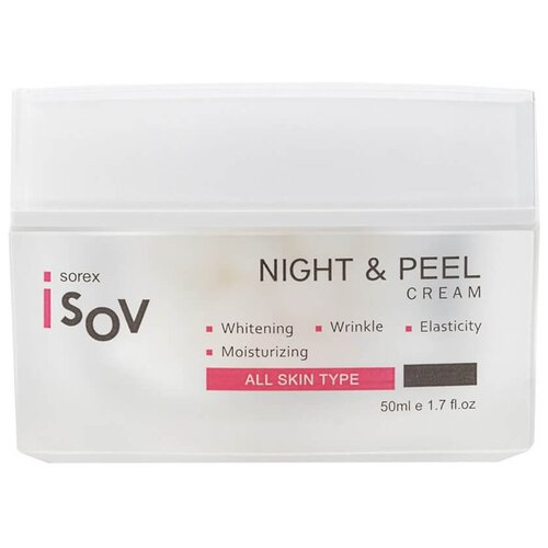 Isov пилинг-крем для лица Night & Peeling Cream ночной, 50 мл