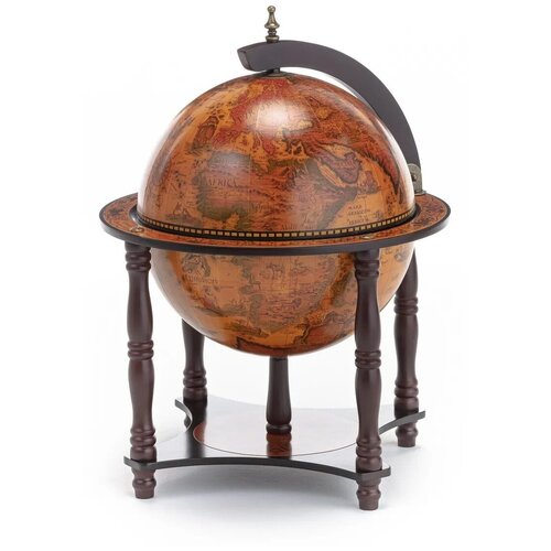 Настольный глобус бар на ножках JUFENG, d=33 см