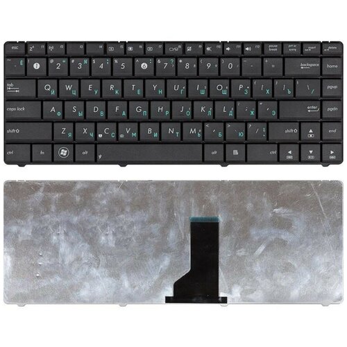 Клавиатура для ноутбука Asus N43 N43J N43JF N43JM N43JQ B43 B43E P43 черная 975₽