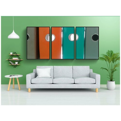 фото Набор модулных постеров для интерьера "связующее, примечания, данные" 60x90 см. в тубусе, без рамки lotsprints