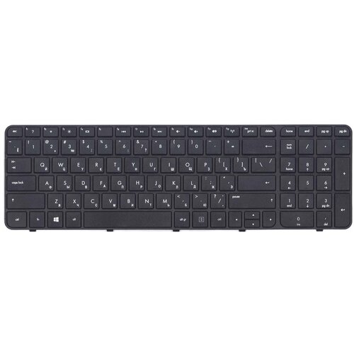 Клавиатура для ноутбука HP Pavilion G7-2000 черная c рамкой 671₽