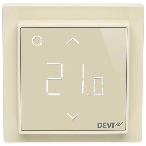 Терморегулятор DEVI Smart бежевый термопласт devi devireg touch pure white