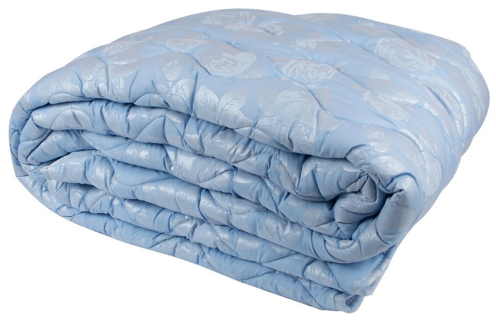 Всесезонное одеяло ЭН-Текс "Лебяжий пух" 1,5 спальное 145х210см - фотография № 1