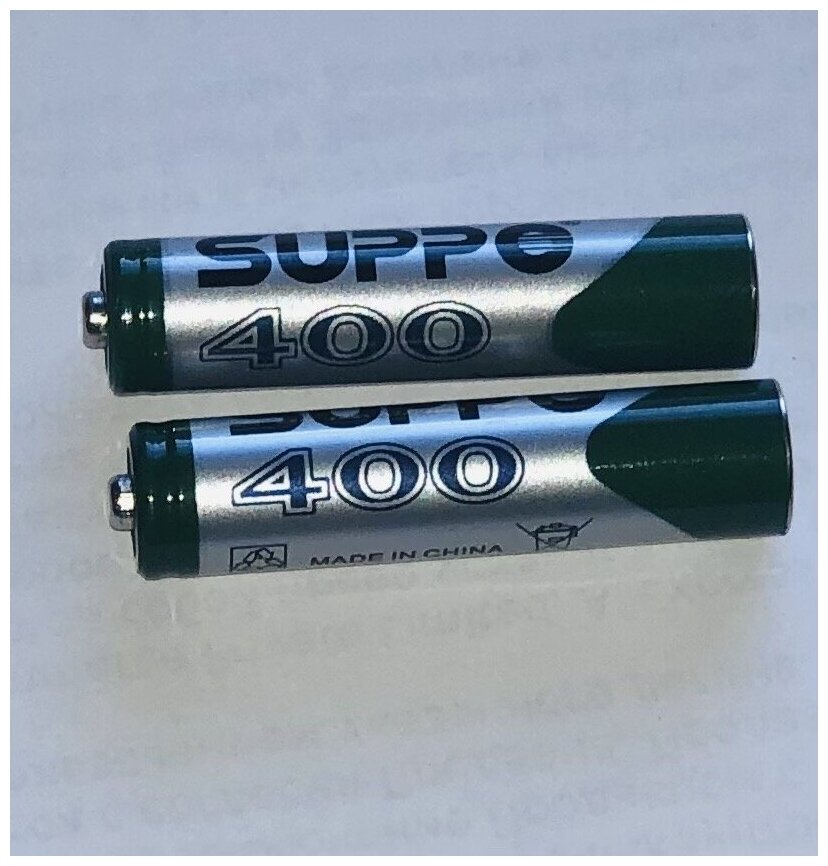 Аккумуляторы для радиотелефона Suppo AAA400mah 1.2 v 400 mAh Ni-MH (2 шт в тех. упаковке)