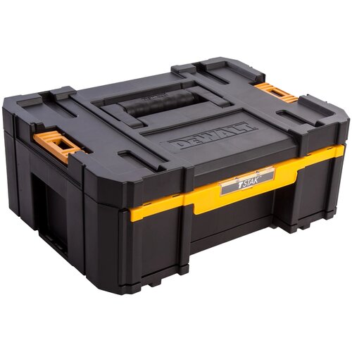 Ящик с органайзером DeWALT TSTAK DWST1-70705, 43x31x16 см, черный/желтый