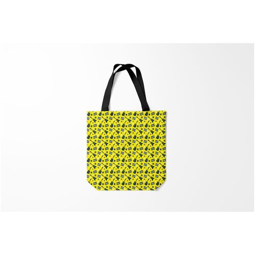 фото Сумка-шоппер / 40х40 см / рок / разный звезда burnettie