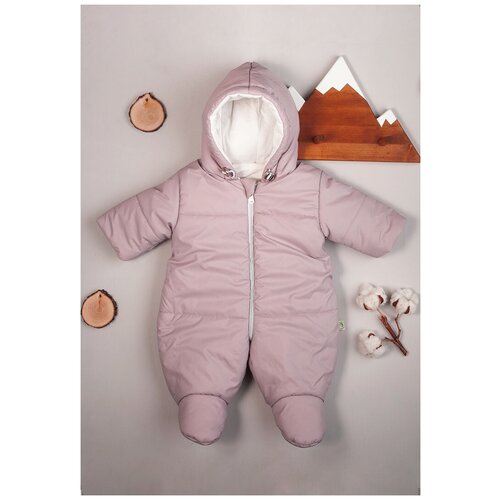 фото Комбинезон для новорожденного "бэмби"/розовый /68 размер сонный гномик