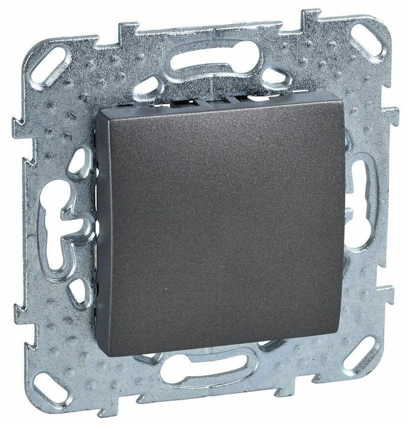 UNICA TOP Заглушка 45х45, графит Schneider Electric MGU5.866.12ZD