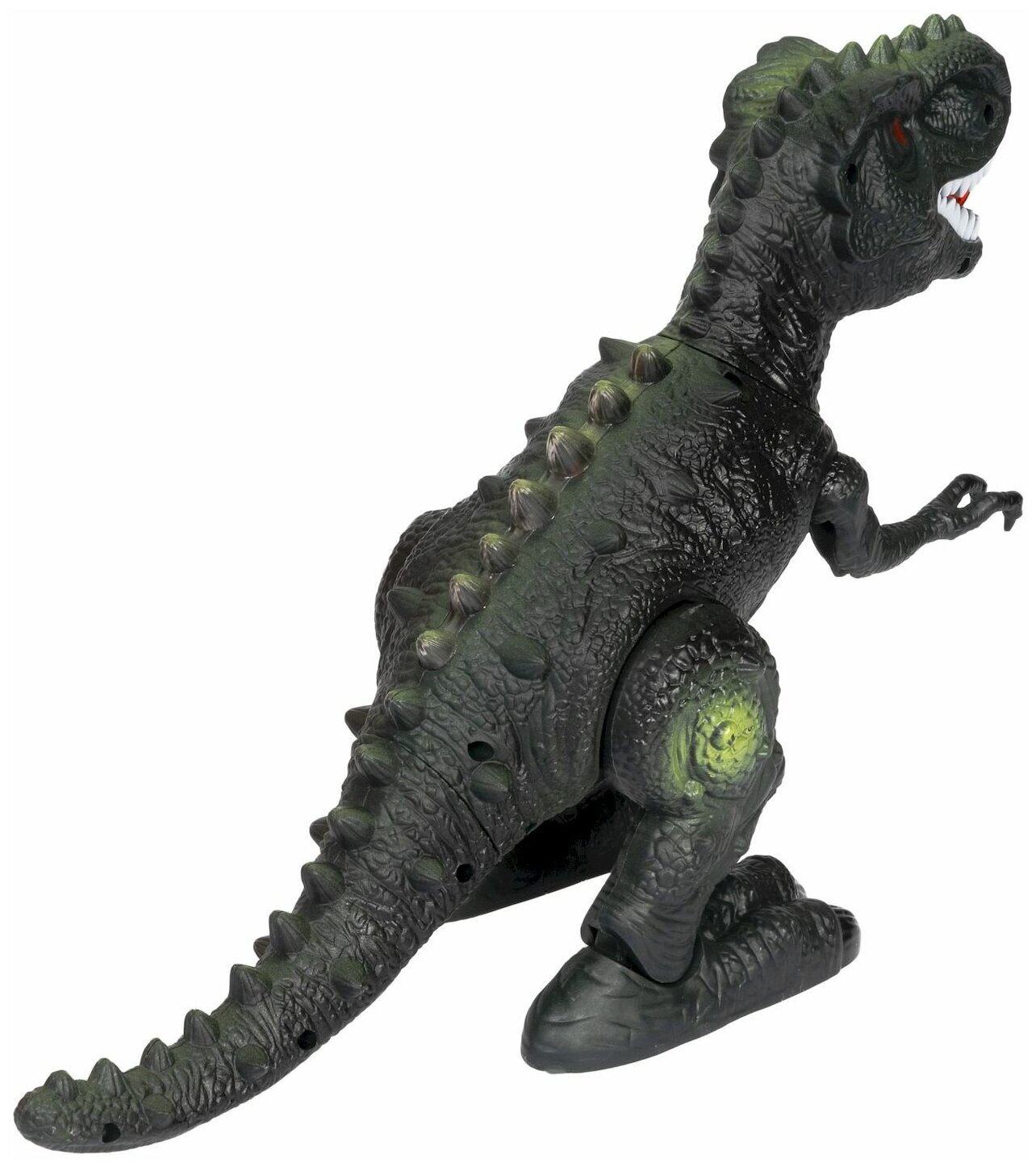 Игрушка музыкальная Динозавр. Тираннозавр, темно-зеленый Bondibon - фото №2