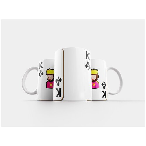 фото Кружка "игральные карты, король, клубы" 320 мл lotsprints