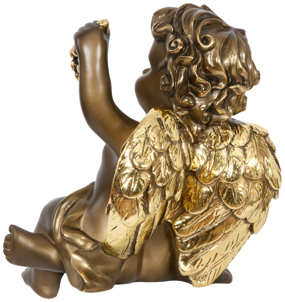 Статуэтка Bogacho Ангел с виноградом бронзовый