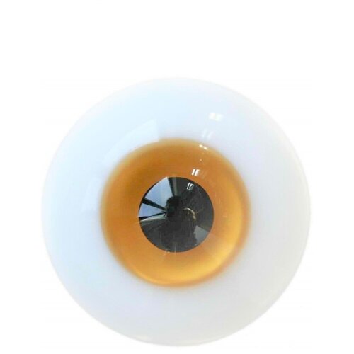 глаза стеклянные синие 16 мм для кукол доллмор Dollmore - Glass Eye 16 mm (Глаза стеклянные желтые 16 мм для кукол Доллмор)