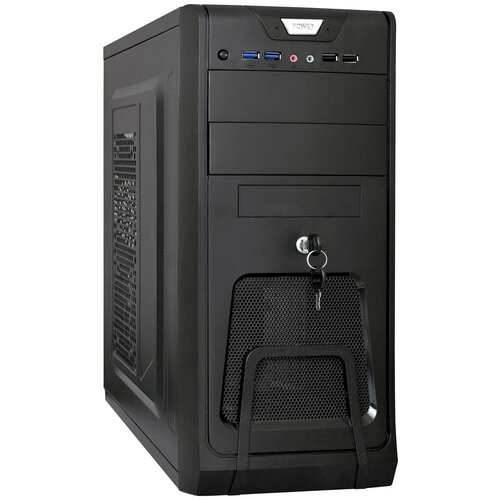 Корпус ATX Exegate CP-603UB Без БП чёрный бп atx 600 вт exegate es261570rus