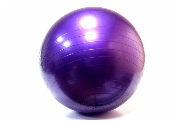 Фиолетовый гимнастический мяч (фитбол) 75 см - антивзрыв SP1986-69