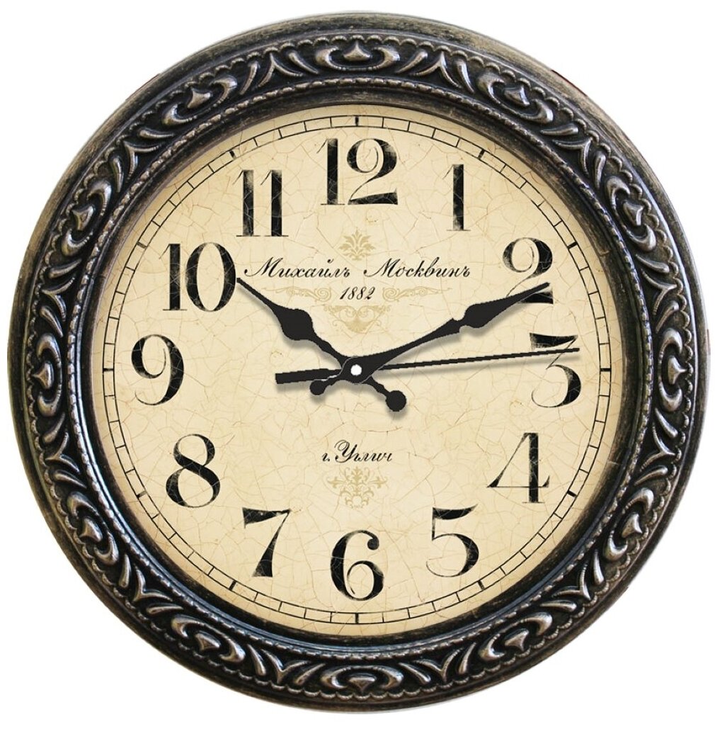 Часы настенные Mikhail Moskvin Верона 1.1 в деревянном корпусе