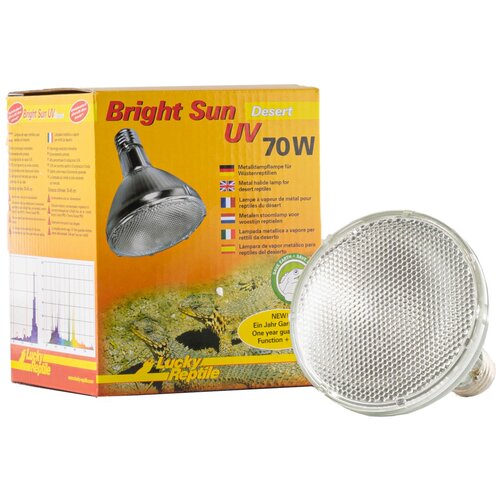 Лампа лампа металлогалогенная Lucky Reptile Bright Sun UV Desert (BSD-70) , 70 Вт
