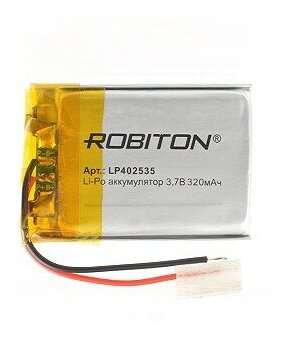 Аккумулятор ROBITON LP402535 3.7В 320мАч PK1