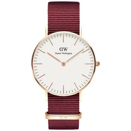 фото Наручные часы daniel wellington classic, бордовый, золотой