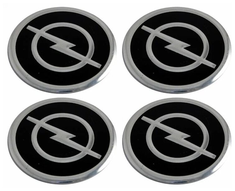 Наклейки на колесные диски Opel / Наклейки на колесо / Наклейка на колпак / D 60 mm
