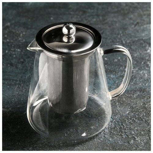 фото Чайник заварочный с металл ситом "эгла" 750 мл, 15х11х16,5 1267977 сима-ленд