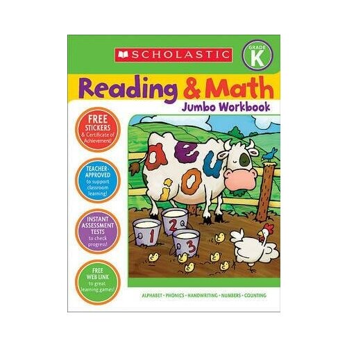 Scholastic Reading & Math. Jumbo Workbook K. -