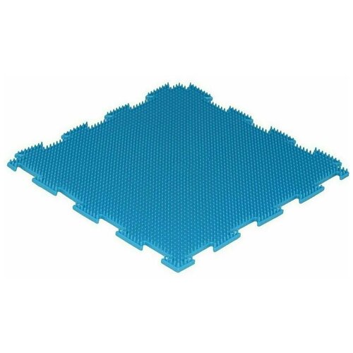 фото Модульный коврик ортодон "трава" жёсткая (голубой)