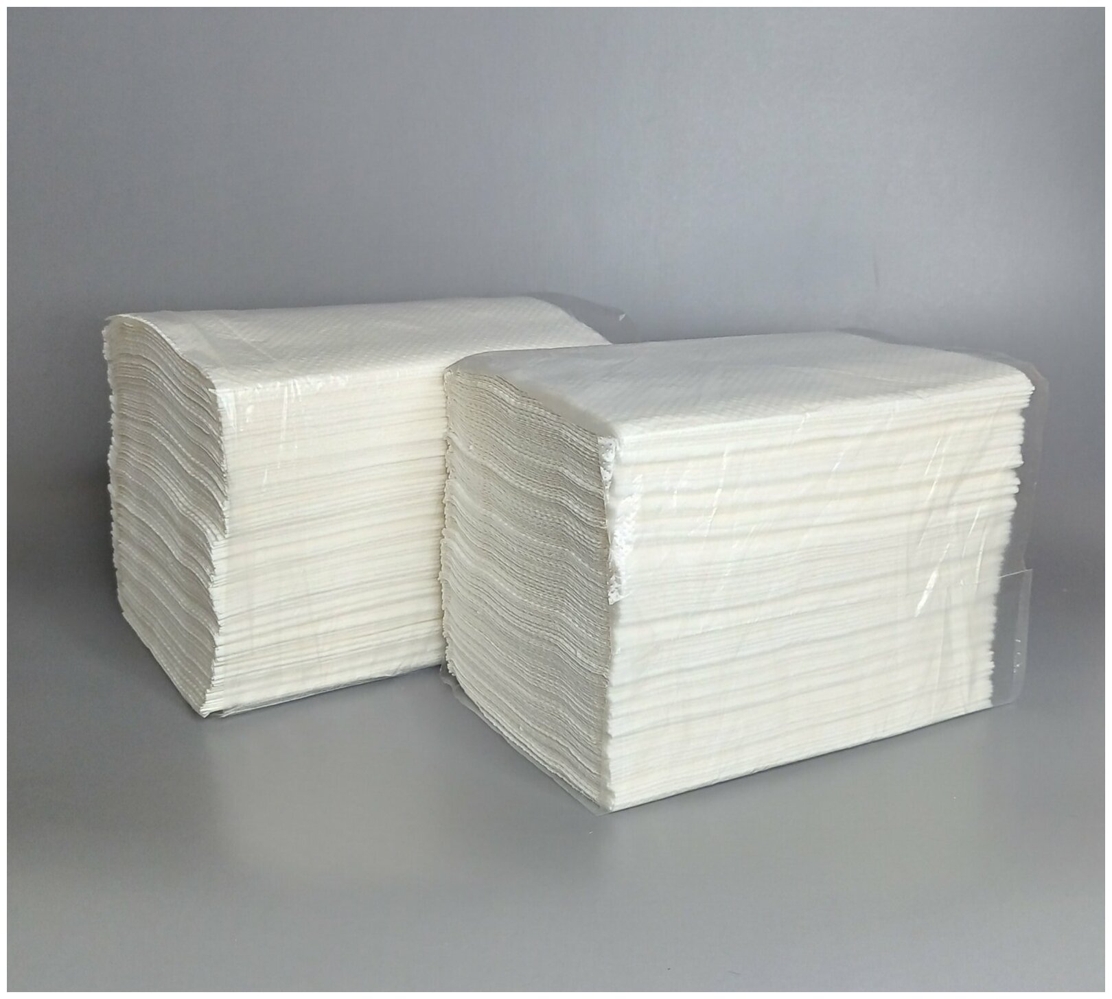 Салфетки бумажные для диспенсера V(ZZ) сложения однослойные белые 2400 листов/размер 22 *14,5 см/ 12 пачек в коробке/в пачке по 200 л/ система H4 - фотография № 4