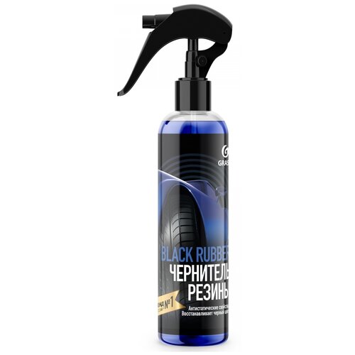 фото Очиститель-полироль шин grass black rubber 153250, 250 мл 1 шт.