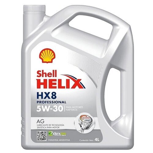 фото Моторное масло shell helix hx8 professional ag 5w-30 5л.