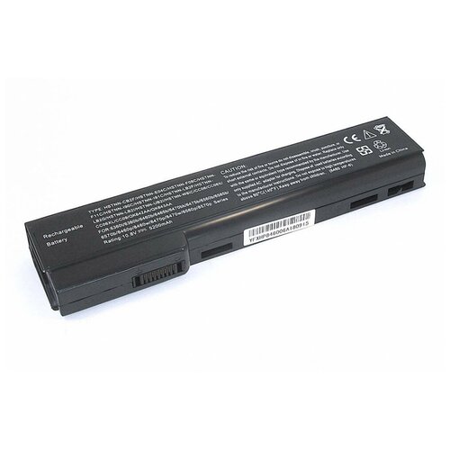 аккумулятор батарея для ноутбука hp compaq 8440p hstnn i44c 11 1v 5200mah replacement черная Аккумулятор (Батарея) для ноутбука HP Compaq 6560b (HSTNN-LB2G) 10.8V 5200mAh REPLACEMENT черная