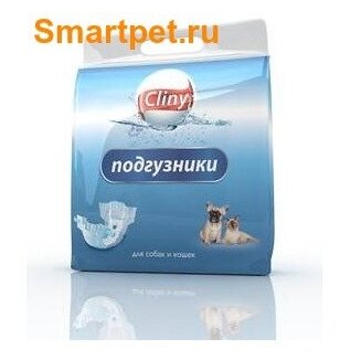 Cliny Подгузники д/собак и кошек XS (2-4кг), 11шт - фотография № 2