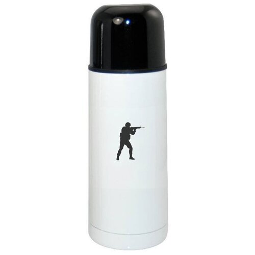 фото Термос coolpodarok контра кс кс го 1 6 соурс counter strike cs cs go cs 1 6 source силуэт