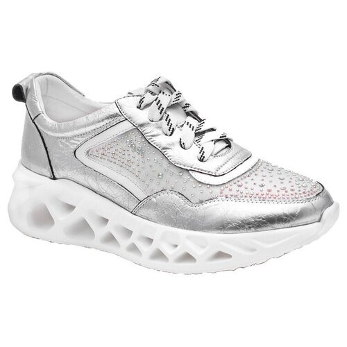 фото Кеды (женские) francesco v f02 vernice argento серебристый 39